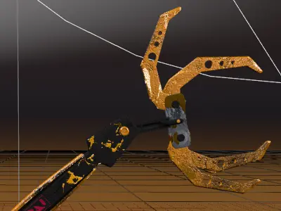 Claw Scifi Robot 3D model