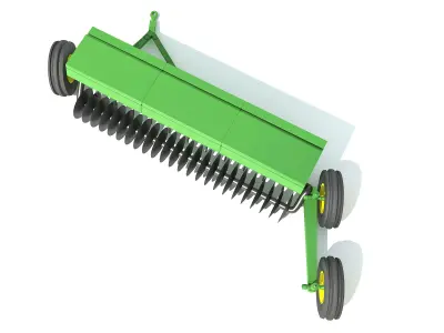 Seed Drill Planter 3D model