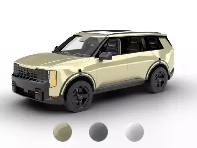 Kia Telluride X-Pro SX 2027 3d model 3D model