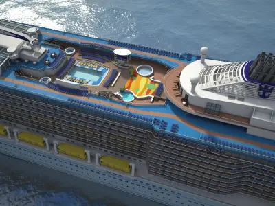 Quantum Of The Seas VRAY 3D model