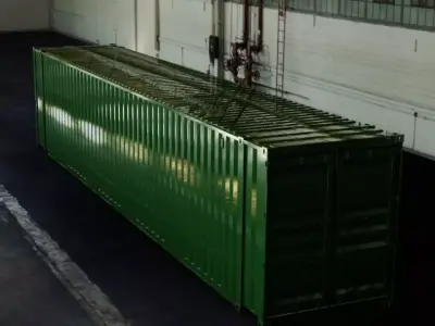 45FT ISO Shipping Container 3D model