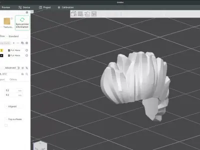 Custom3Dprint Minifigure Accessory - Minifigure Hair S2 - 133 3D print model