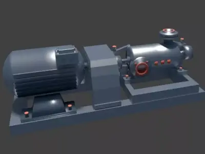 Water Pump 3D model buy