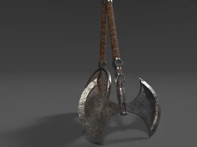 vikings weapons package 2 3D model