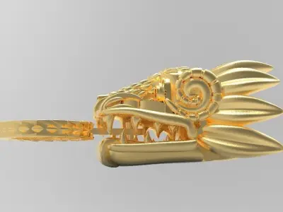 Quetzalcoalt  3D print model