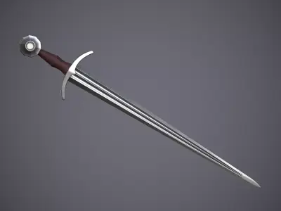 Half sword Free low-poly 3D model