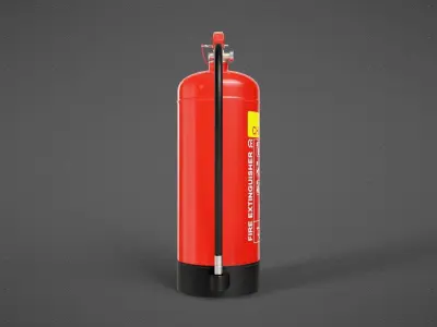 Wet Chemical Fire Extinguisher 3D model buy