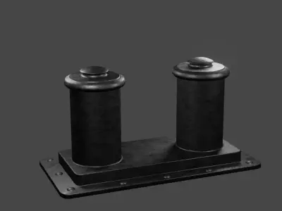 RMS Titanic Forecastle bollard free download  Free low-poly 3D model