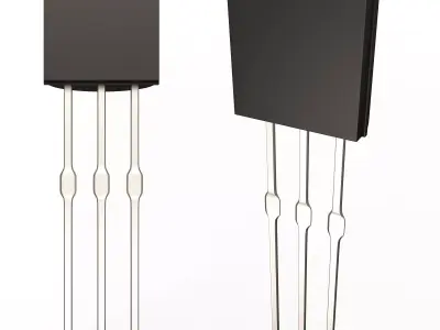 Temperature Sensor Low-poly 3D model purchase