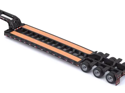 Towmaster T-100DTG Fifth-Wheel Deck Hook-up 3D model