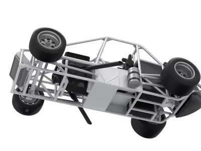 Experimental Pavement Silver Crown Car Base V3 Scale 1 to 25 3D print model