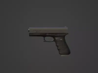 Glock 22 Pistol - Game Ready Free low-poly 3D model