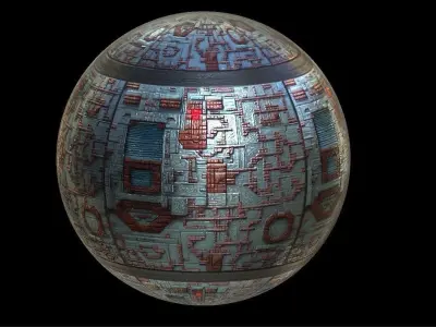 PBR Sci-Fi Seamless Realistic Material SBSAR 4k Texture 015 Texture