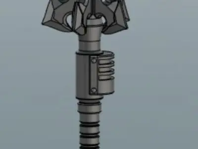 Blunt power weapons pack 2 3D print model
