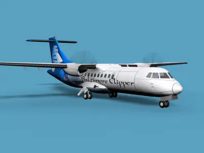ATR-42-320 Baltimore Clipper 3D model