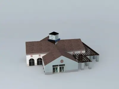 Victorville Transportation Centre Free 3D model