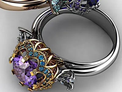 Blossom ring  3D model