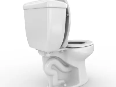 Toilet 3D model 6
