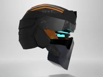 The Space helmet  Free 3D model