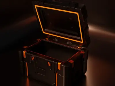 Game case Free 3D model