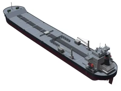 oil tanker 3D model buy