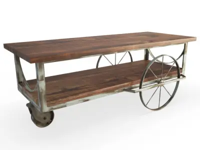 Vlak  Industrial Coffee Table  3D model