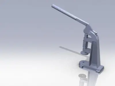 Button Cover Machine Free 3D model