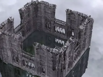 Cthulhu Ruins 7 3D 3D model