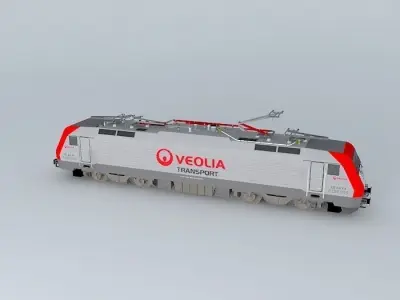 Siemens - ES 64 F4 / Series 189 / Veolia Livery Free 3D model