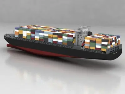 Container Ship 3D model