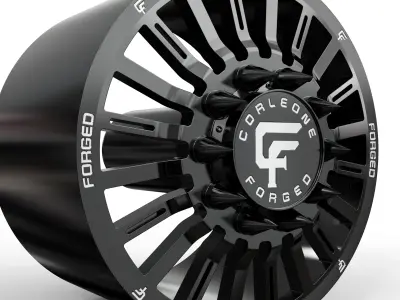 corleone  front dritto dually wheel 3D print model