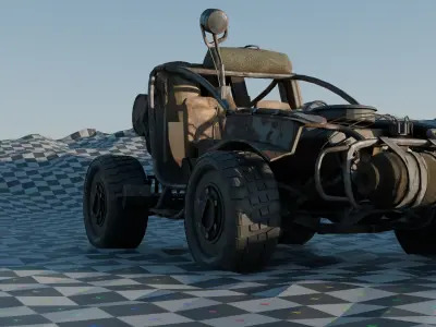 Avatar of MKoegler3D Post apocalyptic Vehicle 3D model