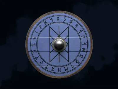 Viking Shield 6 - New and bloody 3D Model Pack