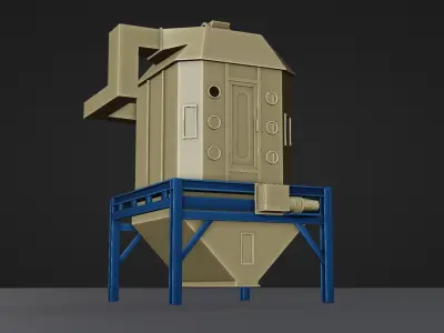 Cooling Sanitization Machine Low-poly 3D model