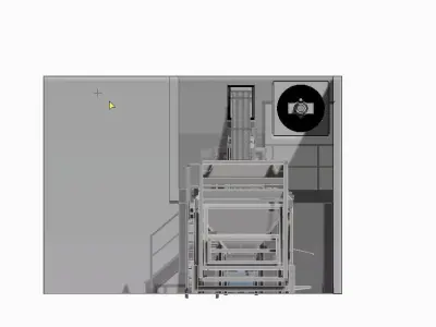 Dosing unit for packing company 3D model