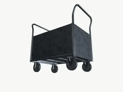 Table Hand Truck or Dolly Low-poly 3D model