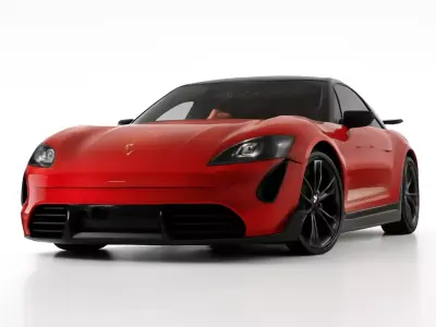 Porsche Taycan Turbo GT 3D model buy