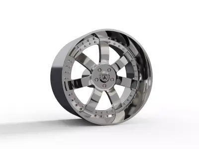 ASANTI AF121 WHEEL 3D MODEL 3D model