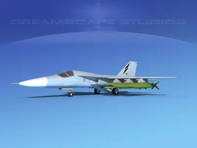 General Dynamics FB-111 Aardvark V10 3D model