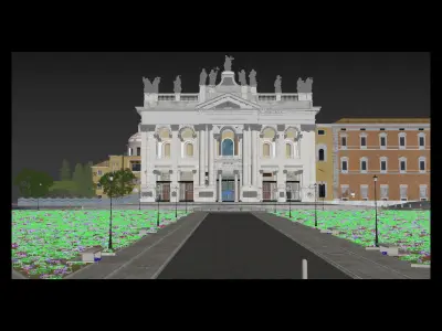 church square 3D model