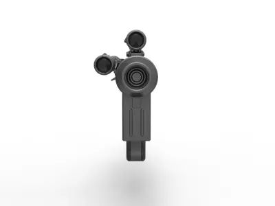 Blaster pistol SE-14C from the movie Star Wars A New Hope 3D model