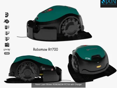 Robomow Robot Lawn Mower Collection  3D Model Pack
