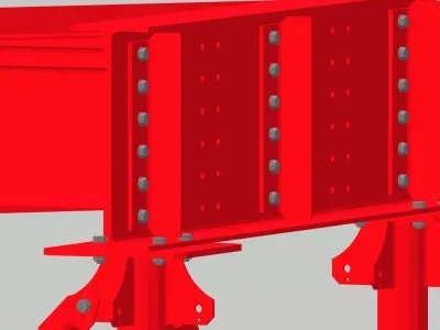 MIK-S bridge inventory Low-poly 3D model