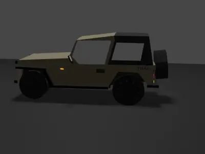 A JEEP 3D print model