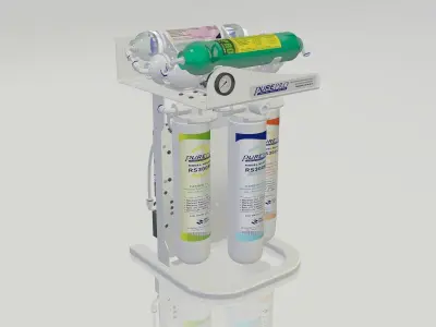 PurePro Water Filter 3D model