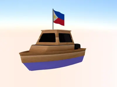 Philippines Fishing Boat 3D model