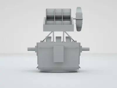 Naval Fire Control Director System Mk8 Mk12 3D model