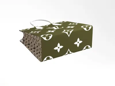 Louis Vuitton Leather Bag 5 3D model
