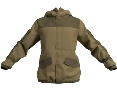 Gorka Uniform Jacket - Marvelous Designer 3D model