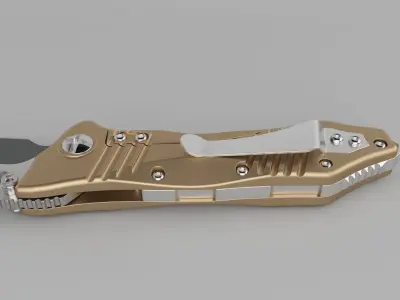Knife Guardian tactical 3D model